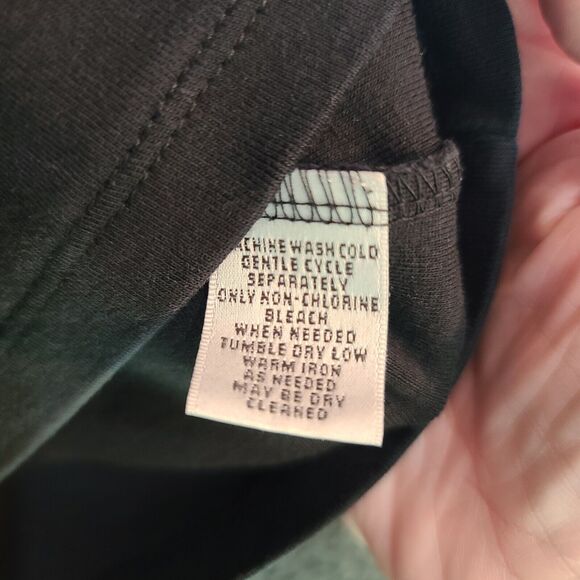 Chicos Womens Top Blue Size 2 Cotton Blend Stretch Pullover Short Sleeve - Picture 6 of 12